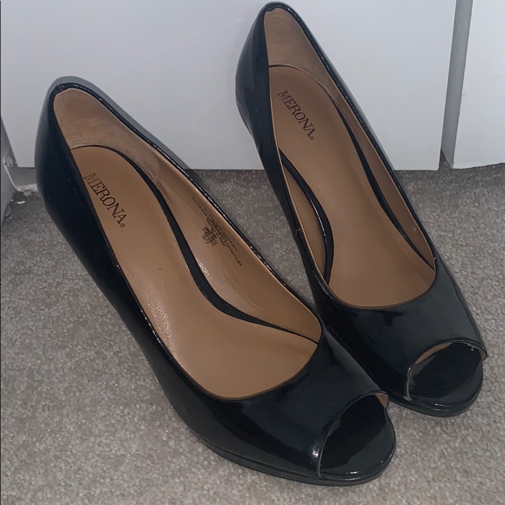 Black Merona heels
